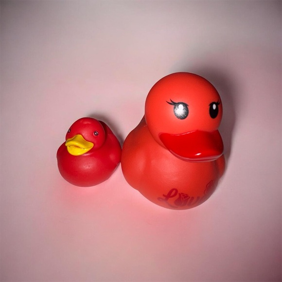 Red Rubber Duck Set - Picture 1 of 2